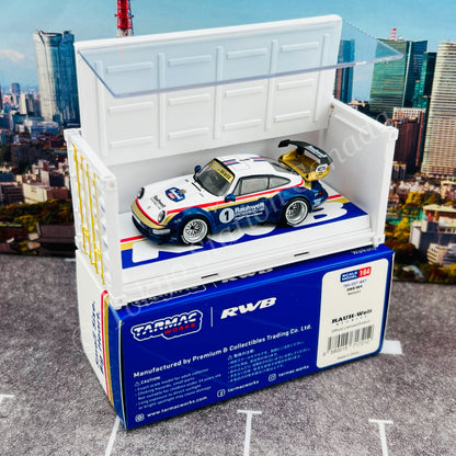 TARMAC WORKS HOBBY64 1/64 RWB 964 Waikato With Container T64-037-WKT
