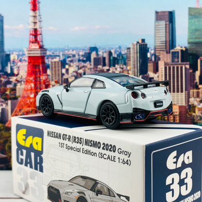 ERA CAR 33 1/64 Nissan GTR R35 NISMO 2020 Gray 1ST Special Edition NS20GTRRF33