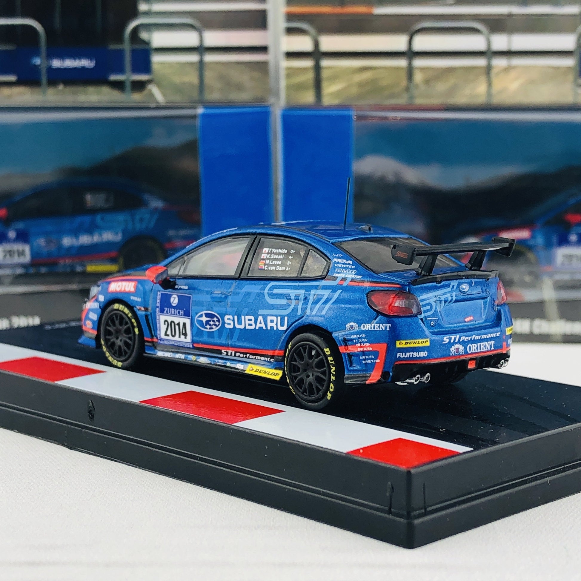 Tarmac Works 1/64 Subaru WRX STI NBR 24H Challenge 2014 T64-016-14N24