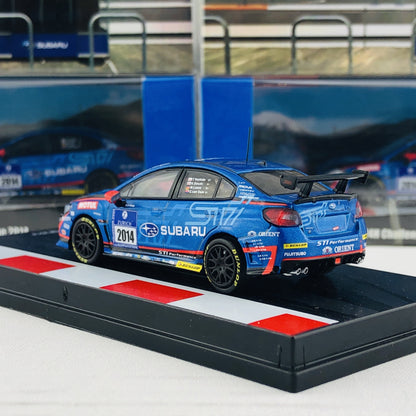 Tarmac Works 1/64 Subaru WRX STI NBR 24H Challenge 2014 T64-016-14N24