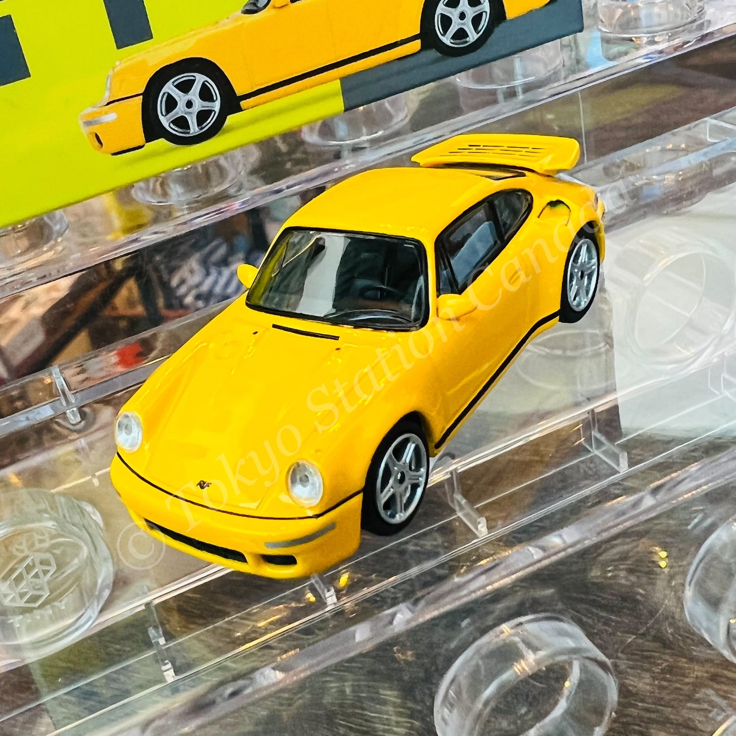 MINI GT 1/64 RUF CTR Anniversary Blossom Yellow LHD MGT00358-L