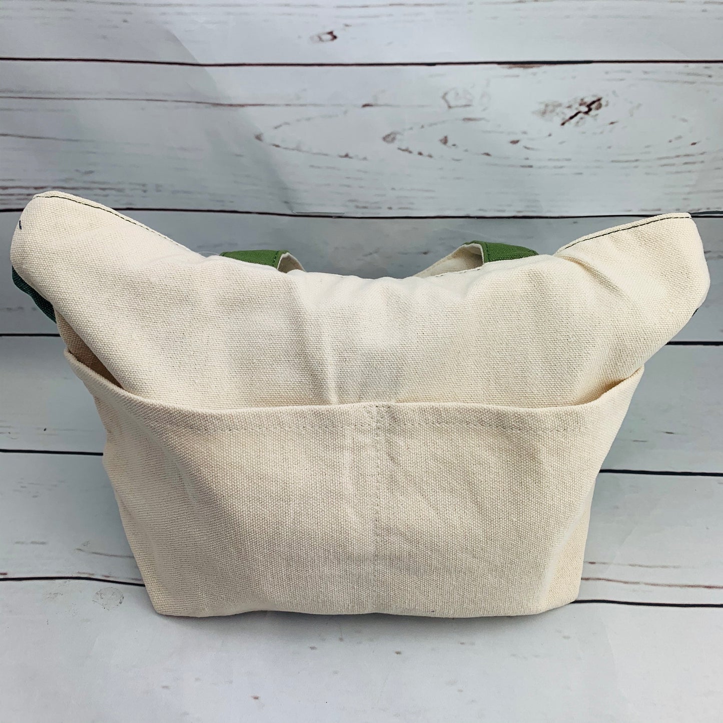Shiba Inu Green "Called Me" Mini Tote Bag with Zipper by Mintinn 23016