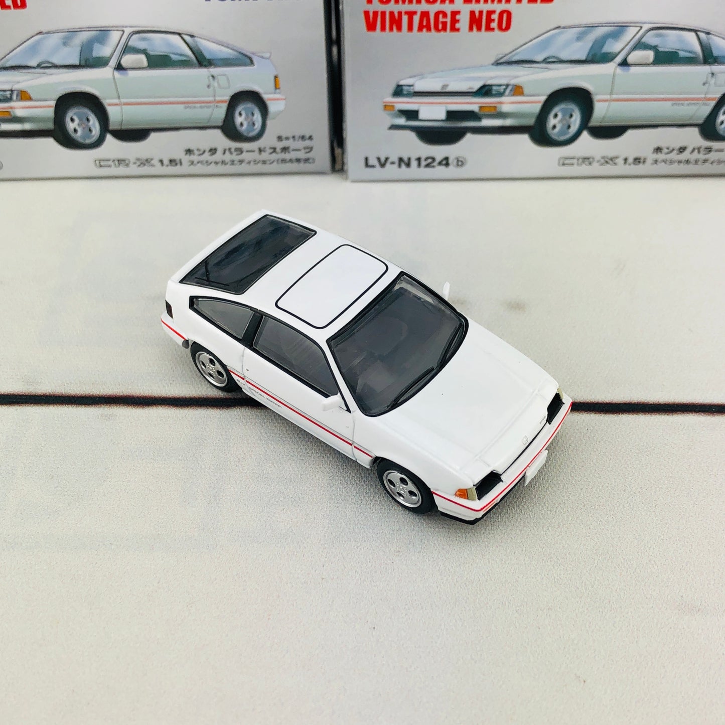 Tomica Limited Vintage Honda Ballade Sports CRX 1.5i WHITE LV-N124b