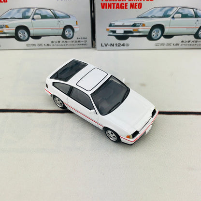 Tomica Limited Vintage Honda Ballade Sports CRX 1.5i WHITE LV-N124b