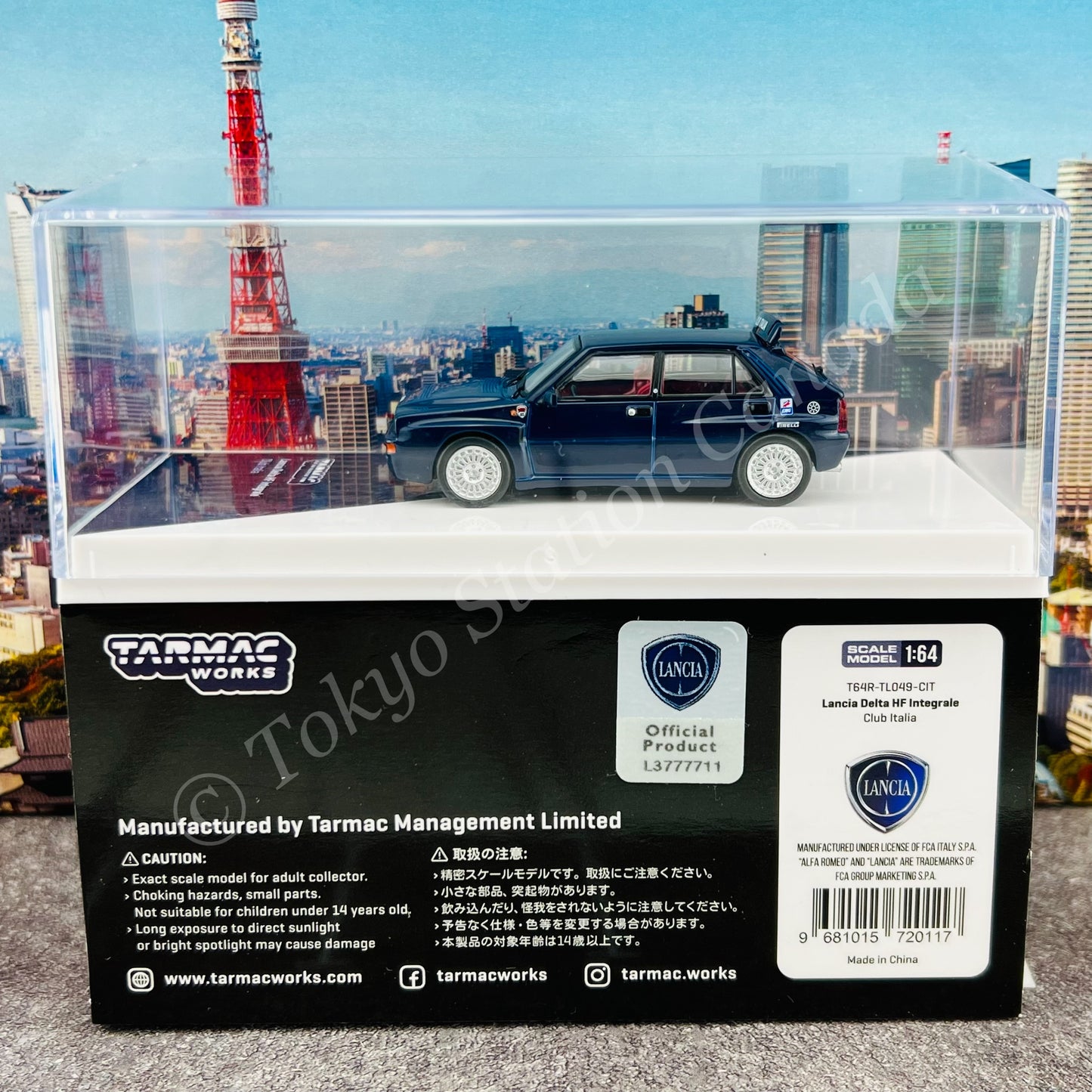 TARMAC WORKS ROAD64 1/64 Lancia Delta HF integrale Club Italia T64R-TL049-CIT