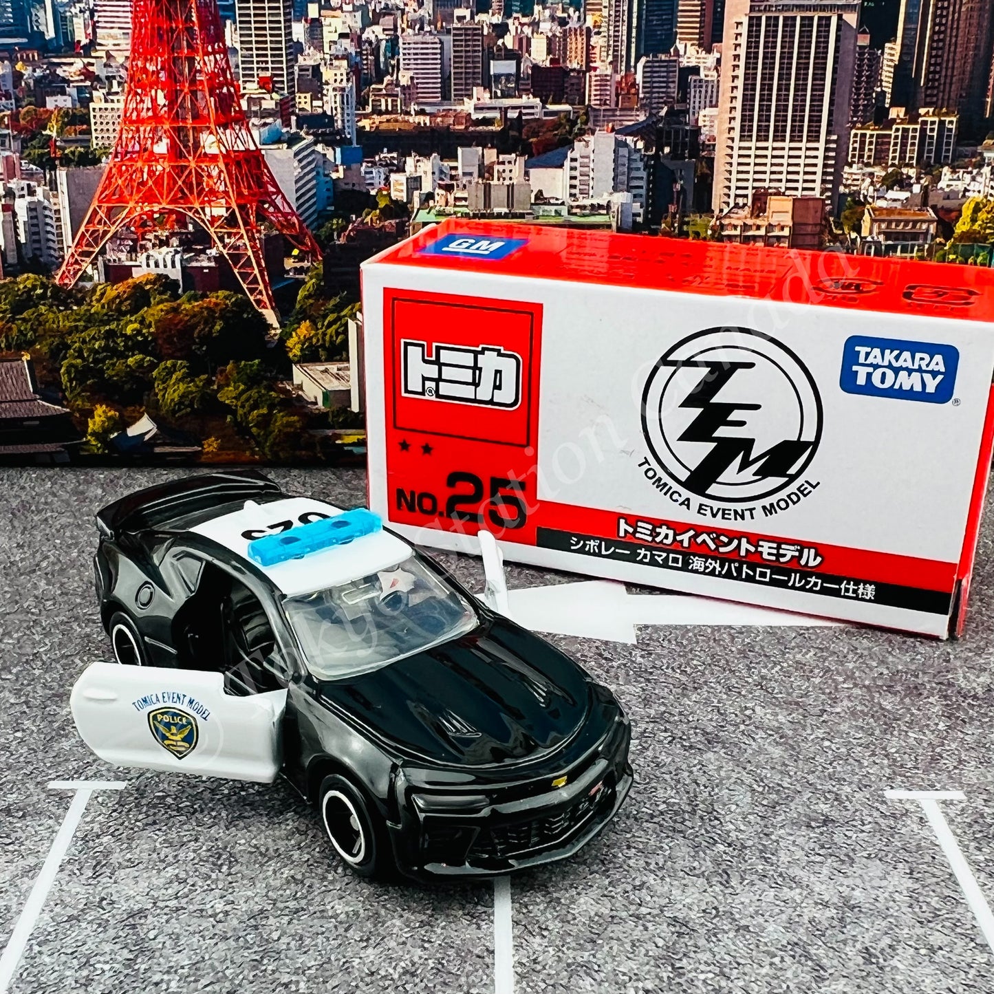 TOMICA EVENT MODEL No. 25 Chevrolet Camaro Police Car (4904810614425)