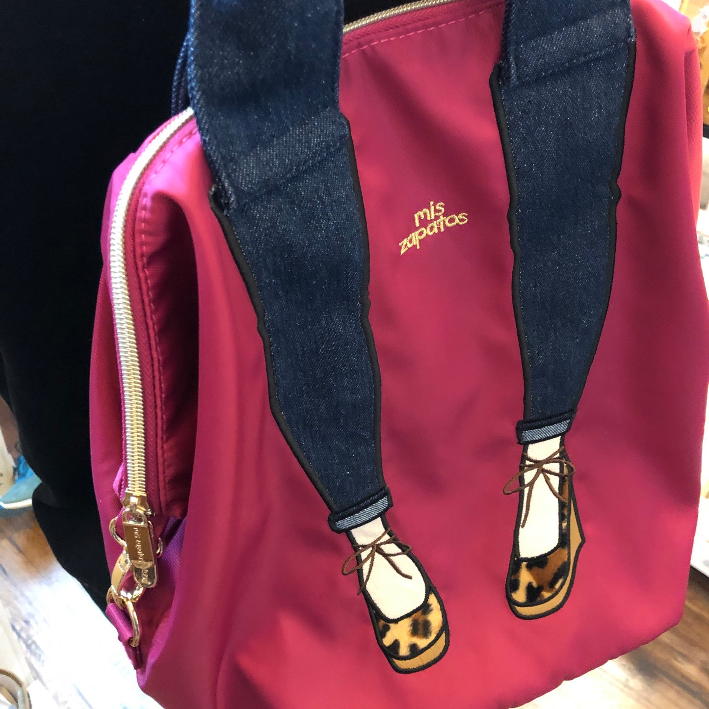 mis zapatos Nylon Skinny 3 Way Backpack - Pink