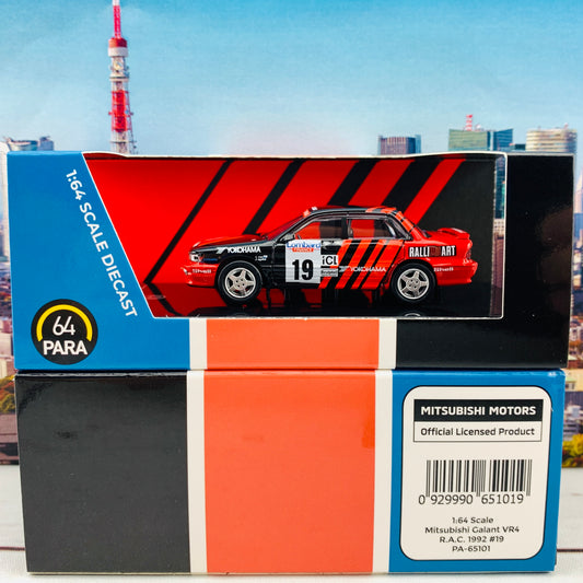 PARA64 1/64 Mitsubishi Galant VR4 R.A.C. 1992 #19 PA-65101