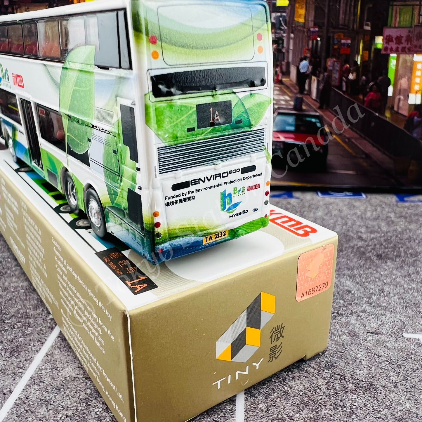 TINY 微影 190 KMB ADL Enviro500 MMC Hybrid (Via Mong Kok 1A  經旺角) KMB2020016