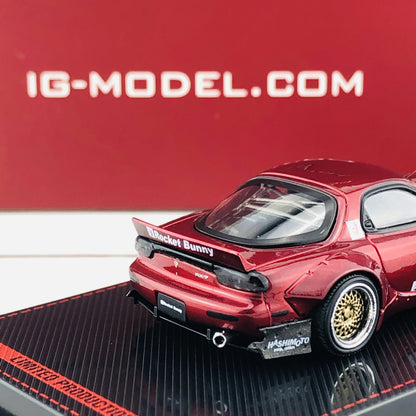 Ignition Model 1/64 Rocket Bunny RX7 (FD35) Red Metallic 1407