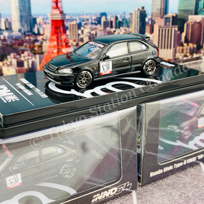 INNO64 1/64 HONDA CIVIC Type-R EK9 NO GOOD RACING IN64-EK9-JDM10