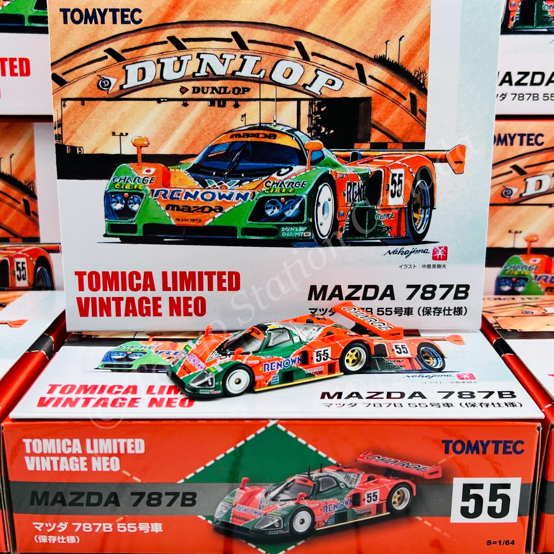 TOMYTEC Tomica Limited Vintage NEO 1/64LV-NEO Mazda 787B No. 55