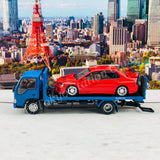 Peako64 1/64 Flatbed Tow Truck (Blue) 63503