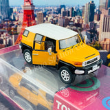 BM Creations JUNIOR 1/64 Toyota 2015 FJ Cruiser Yellow RHD 64B0132