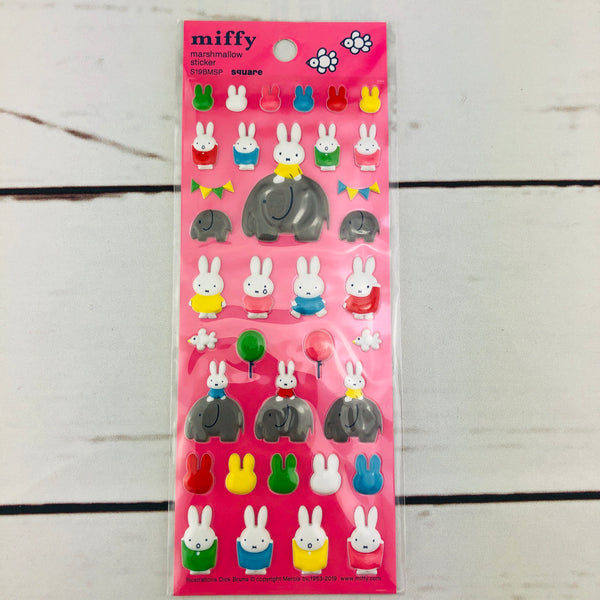 miffy Marshmallow Sticker by sqaure S19BMSP (Pink)