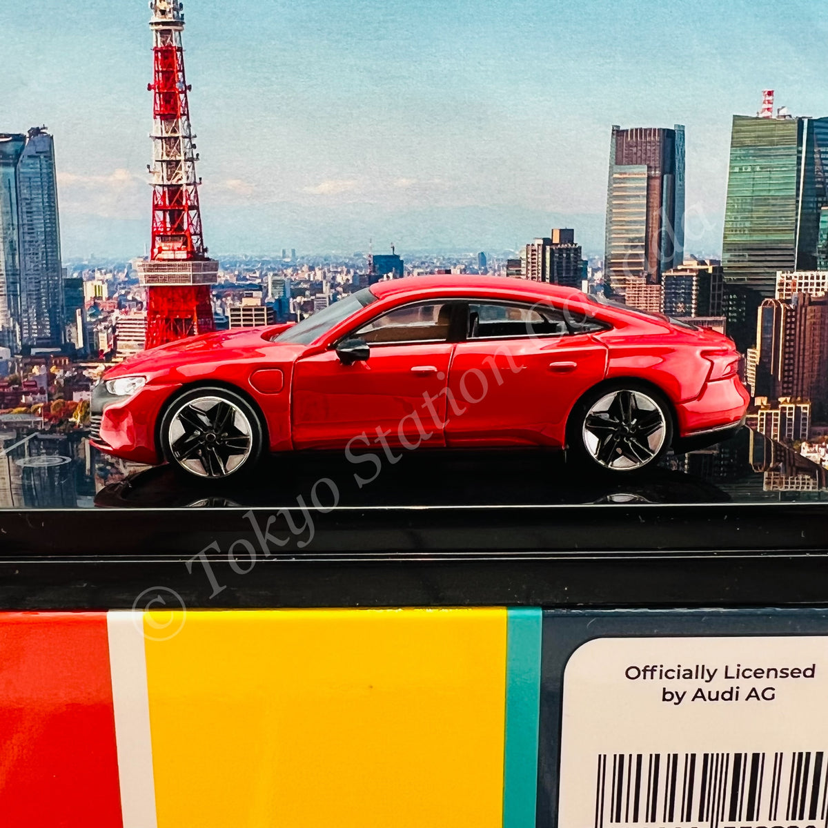 Modellino PARA64 – Audi E-Tron GT RS Rosso Tango, Guida A Sinistra, Scala 1:64