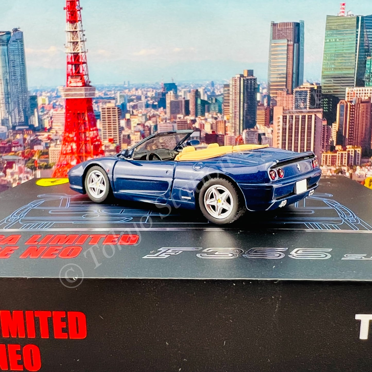 Tomytec Limited Vintage Neo 1/64 LV-NEO Ferrari F355 Spider DARK BLUE