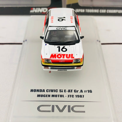 INNO64 HONDA CIVIC Si E-AT Gr.A #16 Mugen Motul - JTC 1987 IN64-EAT-MOT87