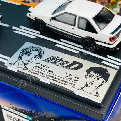 MODELER'S 1/64 Initial D Set Vol.1 Takumi Fujiwara Trueno (AE86) & Shinji Inui Trueno 2 Door (AE86) MD64201