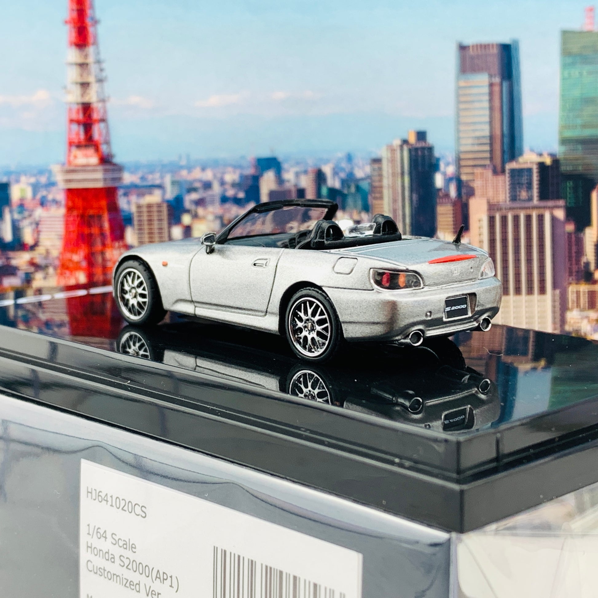 HOBBY JAPAN 1/64 Honda S2000 AP1 Type 200 Customized Version Silver HJ641020CS