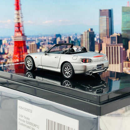 HOBBY JAPAN 1/64 Honda S2000 AP1 Type 200 Customized Version Silver HJ641020CS
