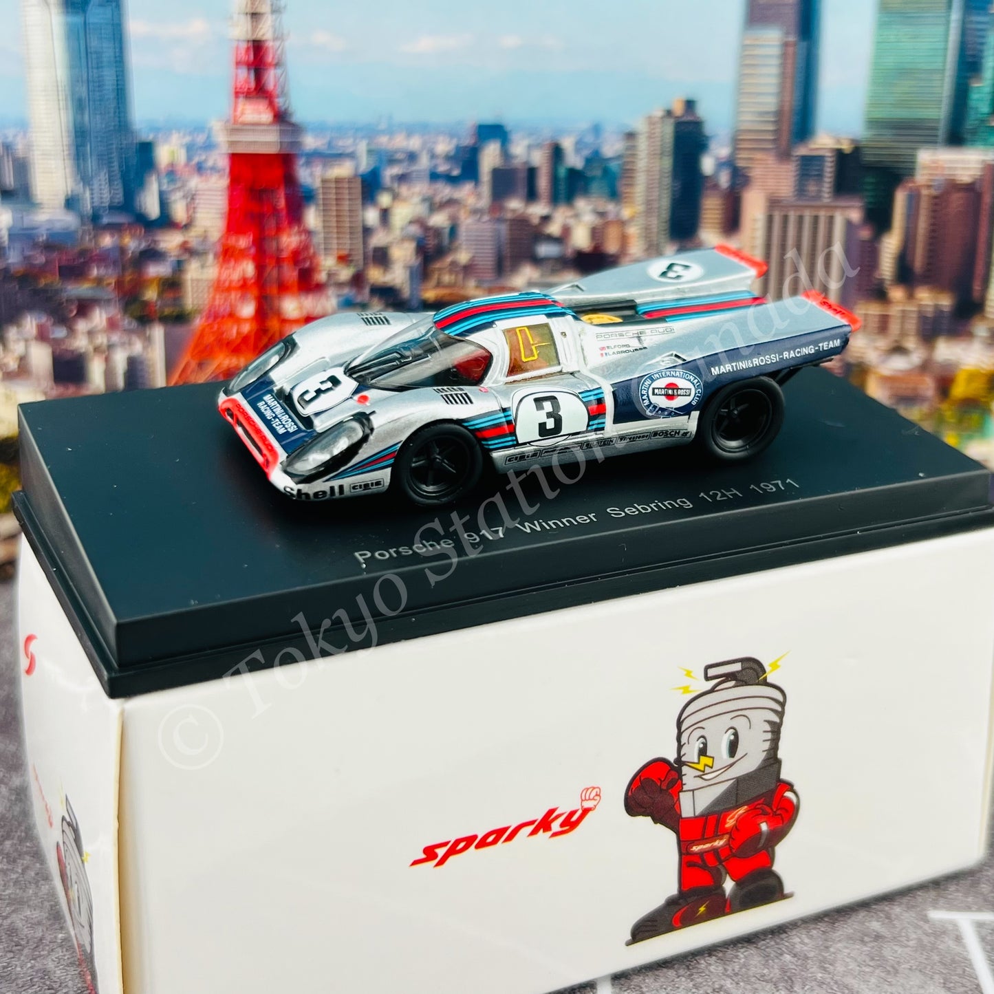 Sparky 1/64 Porsche 917 K No.3 Winner Sebring 12H 1971 V. Elford - G. Larrousse Y147
