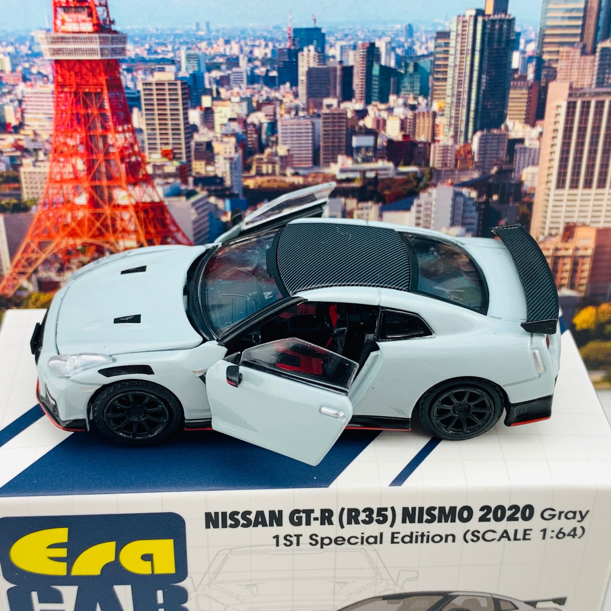 ERA CAR 33 1/64 Nissan GTR R35 NISMO 2020 Gray 1ST Special Edition NS20GTRRF33
