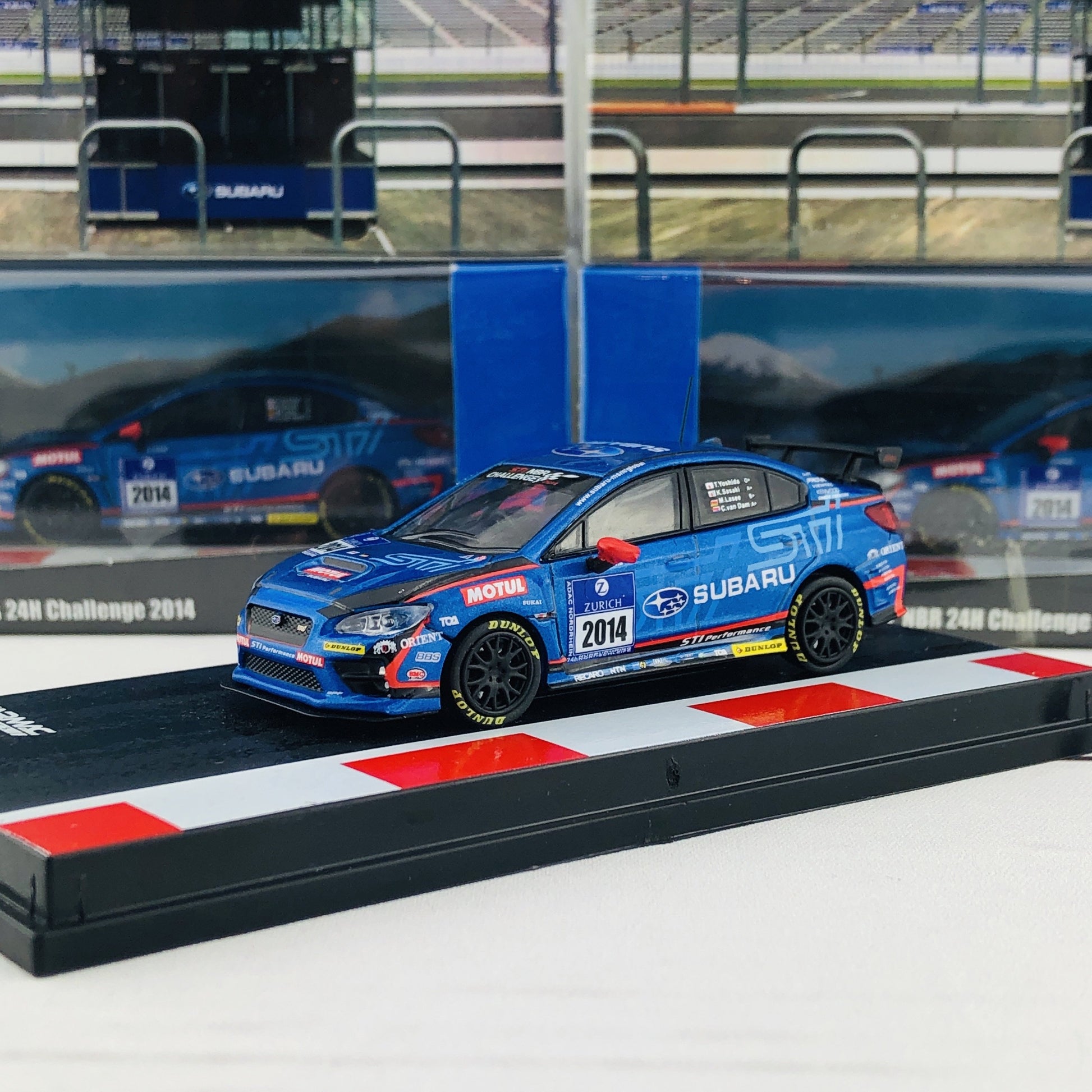 Tarmac Works 1/64 Subaru WRX STI NBR 24H Challenge 2014 T64-016-14N24