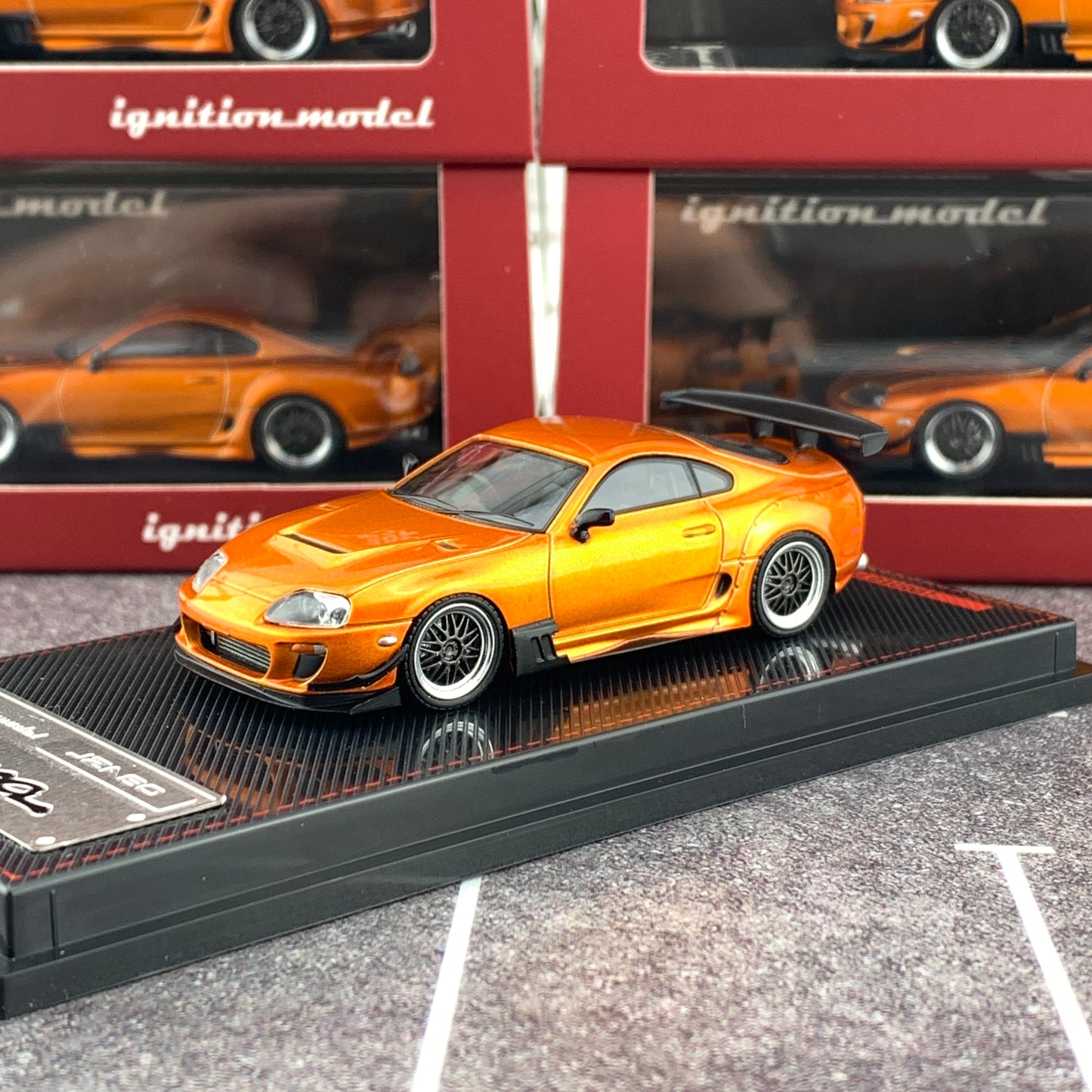 Ignition Model 1/64 Toyota Supra (JZA80) RZ Orange Metallic IG1864
