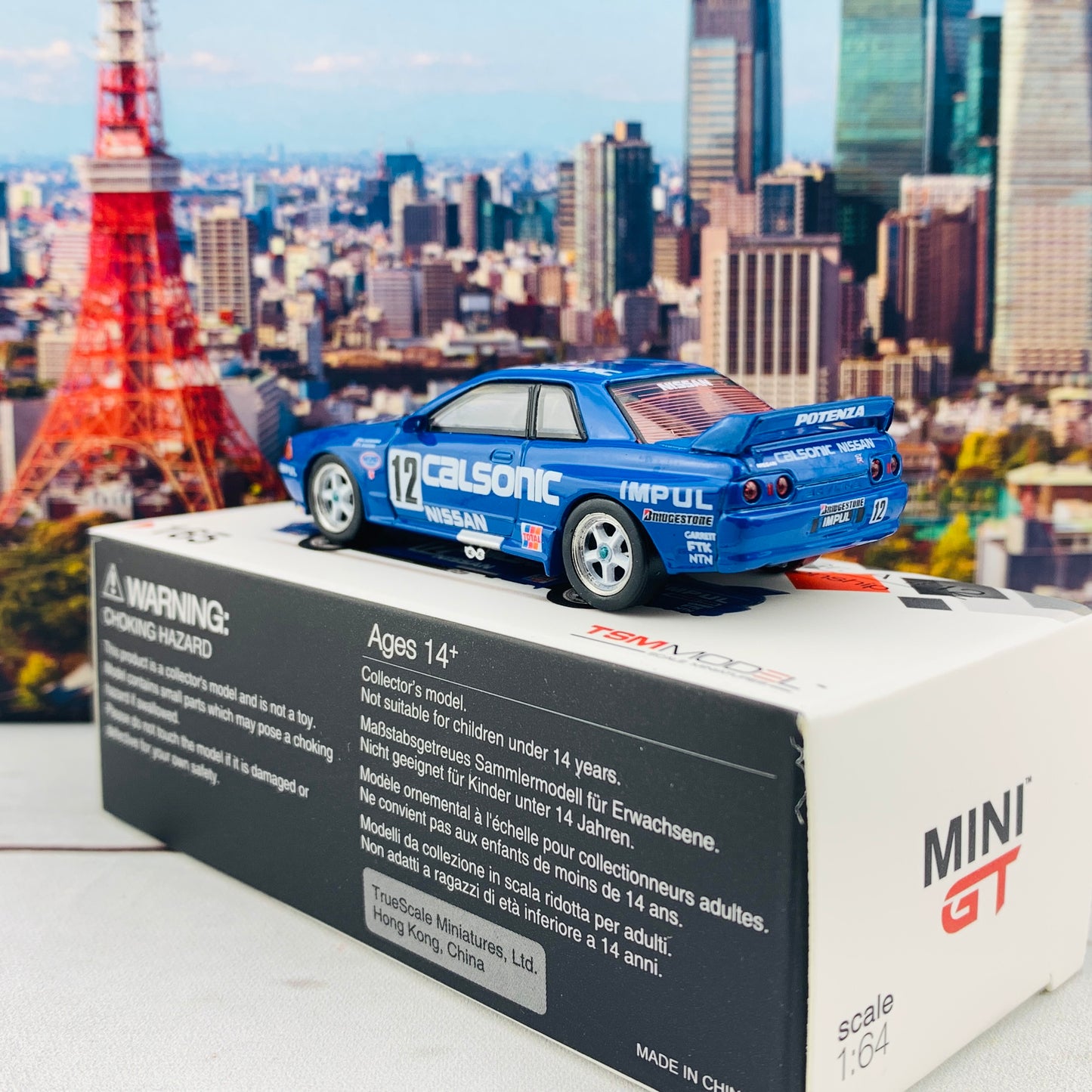 MINI GT 1/64 Nissan Skyline GTR R32 Gr. A #12 Calsonic 1990 Japan Touringcar Championship RHD MGT00165-R