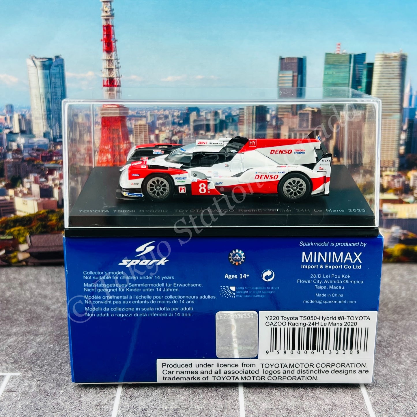 Sparky 1/64 TOYOTA TS050 HYBRID NO.8 TOYOTA GAZOO RACING WINNER 24H LE MANS 2020 S. BUEMI - B. HARTLEY - K. NAKAJIMA Y220