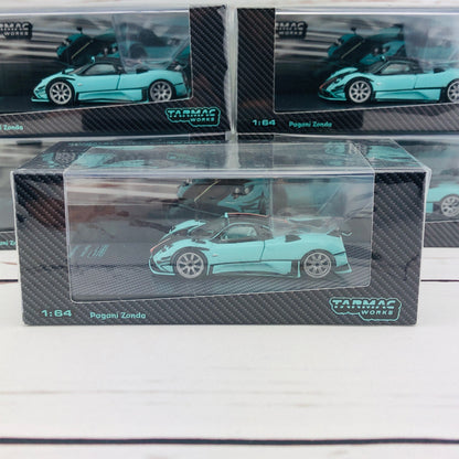 Tarmac Works GLOBAL64 Carbon Edition 1/64 Pagani Zonda Limited to 2064 pcs T64G-006-RSJX