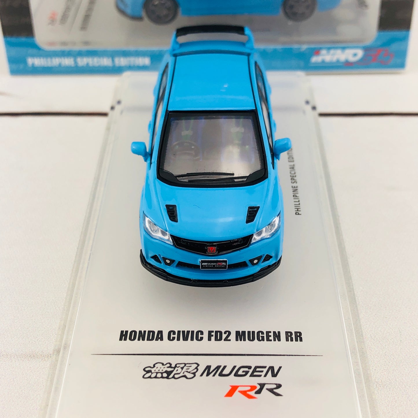 INNO64 1/64 HONDA CIVIC FD2 Mugen RR Philippine Special Edition IN64-FD2-LBPHS **Limited Qty**