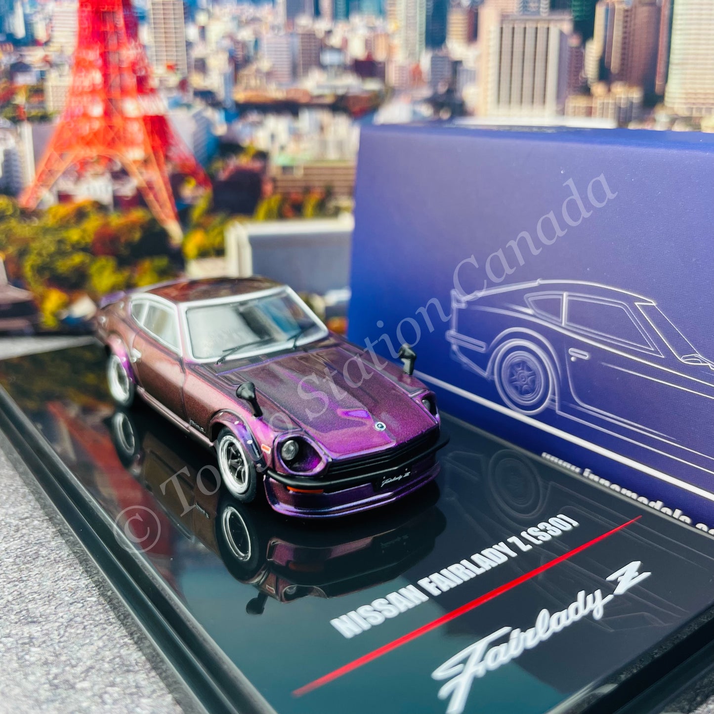 INNO64 1/64 NISSAN FAIRLADY Z (S30) Midnight Purple II (Hong Kong Ani-Com & Games 2022 Event Edtion) IN64-240Z-MPII