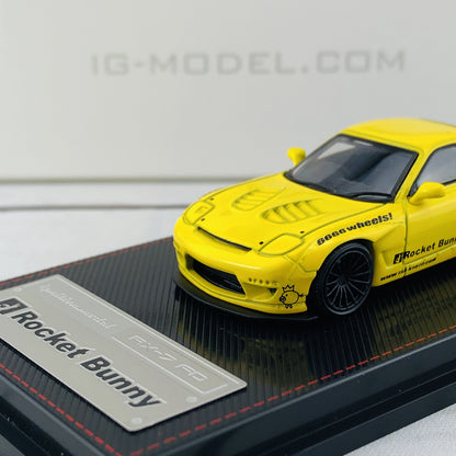 Ignition Model 1/64 Rocket Bunny RX7 (FD35) Yellow 1410