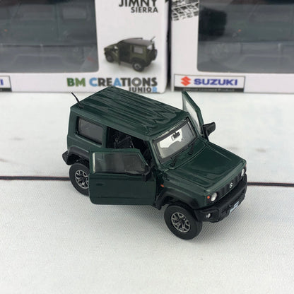 BM CREATIONS 1/64 Suzuki Jimny Sierra (JB74) RHD - Jungle Green (ZZC) 64B0005