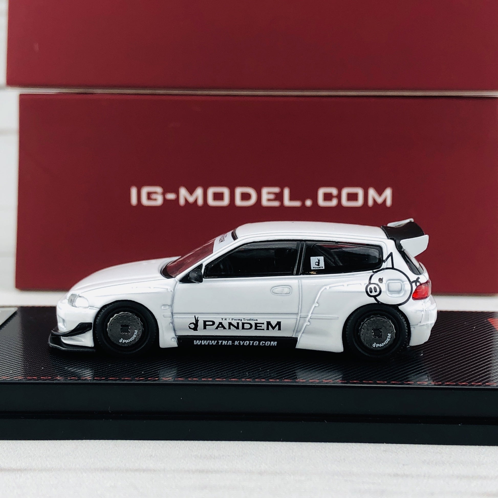 Ignition Model 1/64 Pandem Civic (EG6) White 1415