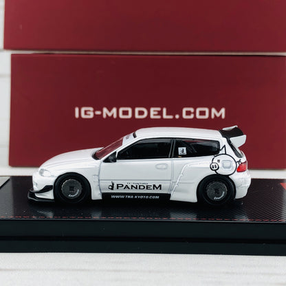 Ignition Model 1/64 Pandem Civic (EG6) White 1415