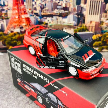 ERA CAR 1/64 SP53 Integra Type R Dc2 Advan Livery HA21DC2SP53