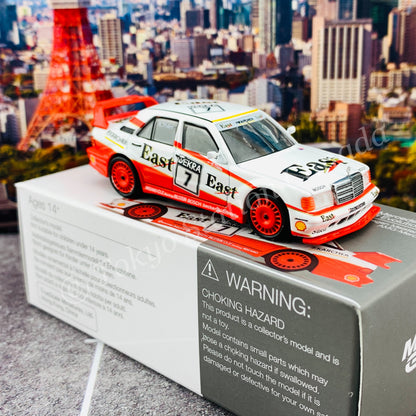 MINI GT 1/64 Mercedes-Benz 190E 2.5-16 Evolution II #7  "East" 1991 DTM LHD MGT00239-L