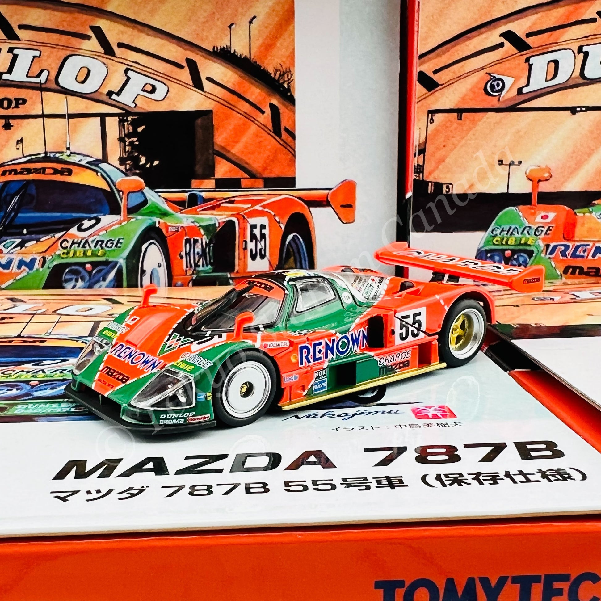 TOMYTEC Tomica Limited Vintage NEO 1/64LV-NEO Mazda 787B No. 55