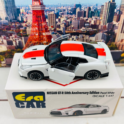 ERA CAR 21 1/64 Nissan GTR 50th Anniversary Edition Pearl White NS20GTRSP26