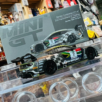 MINI GT 1/64 Bentley Continental GT3 #7 M-Sport 2020 Intercontinental GT Challenge Kyalami 9 Hrs RHD MGT00284-R