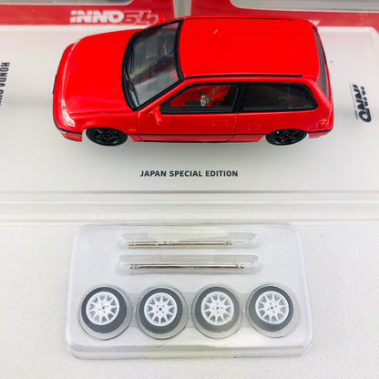 INNO64 HONDA CIVIC EF9 SiR Japan Special Edition IN64-EF9-REDJS