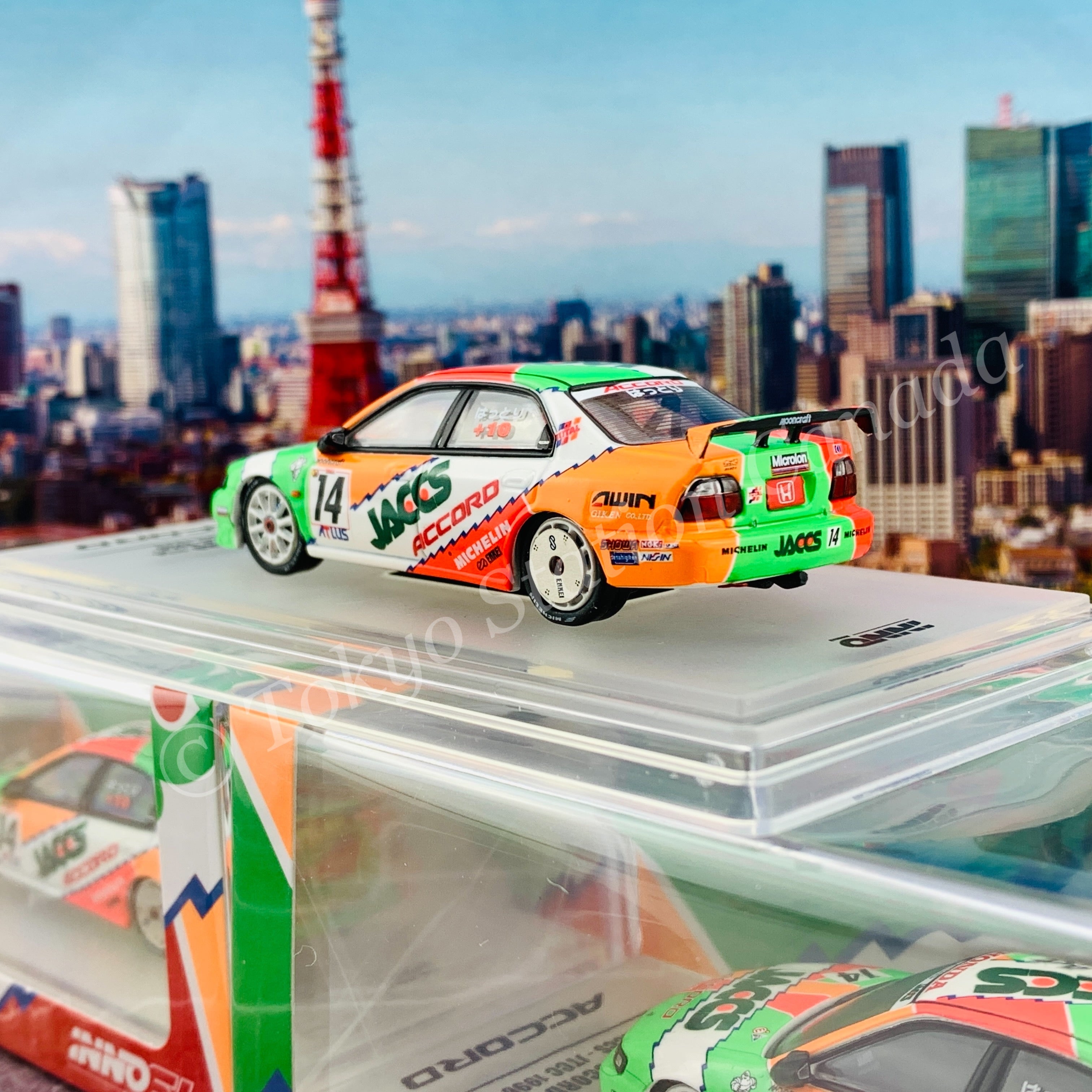 INNO64 1/64 HONDA ACCORD CD6 #14 JACCS JTCC 1996 IN64-CD6-JA96