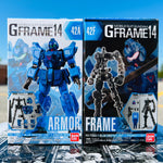 GFRAME 14 Mobile Suit Gundam 42A RX-79BD-1 BLUE DESTINY UNIT 1 ARMOR SET and 42F RX-79BD-1 BLUE DESTINY UNIT 1 FRAME (01) SET