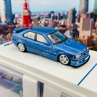 WERK83 1/64 BMW M3 Sedan Blue Metallic WK83-034a