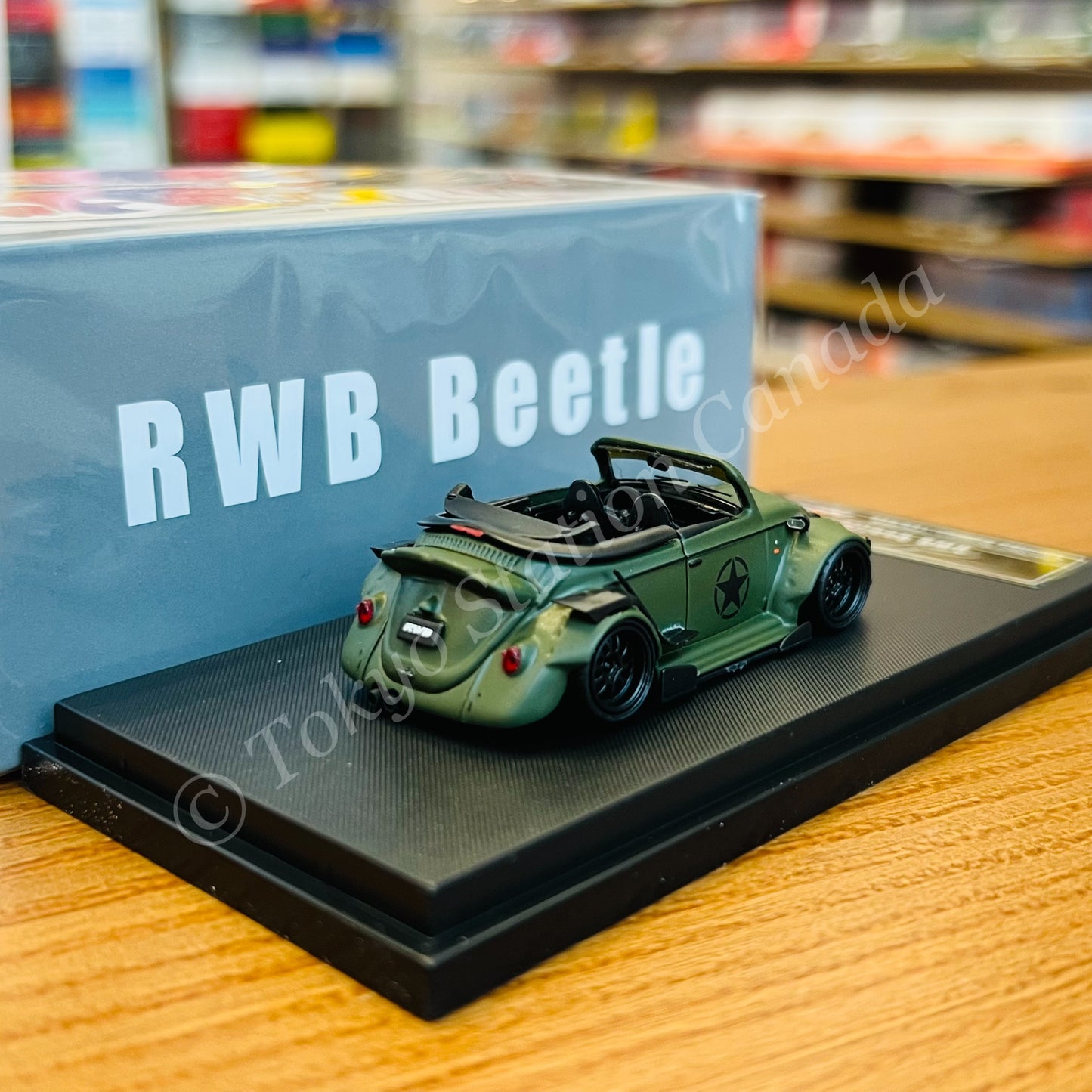 HKM 1/64 RWB Beetle Matt Green