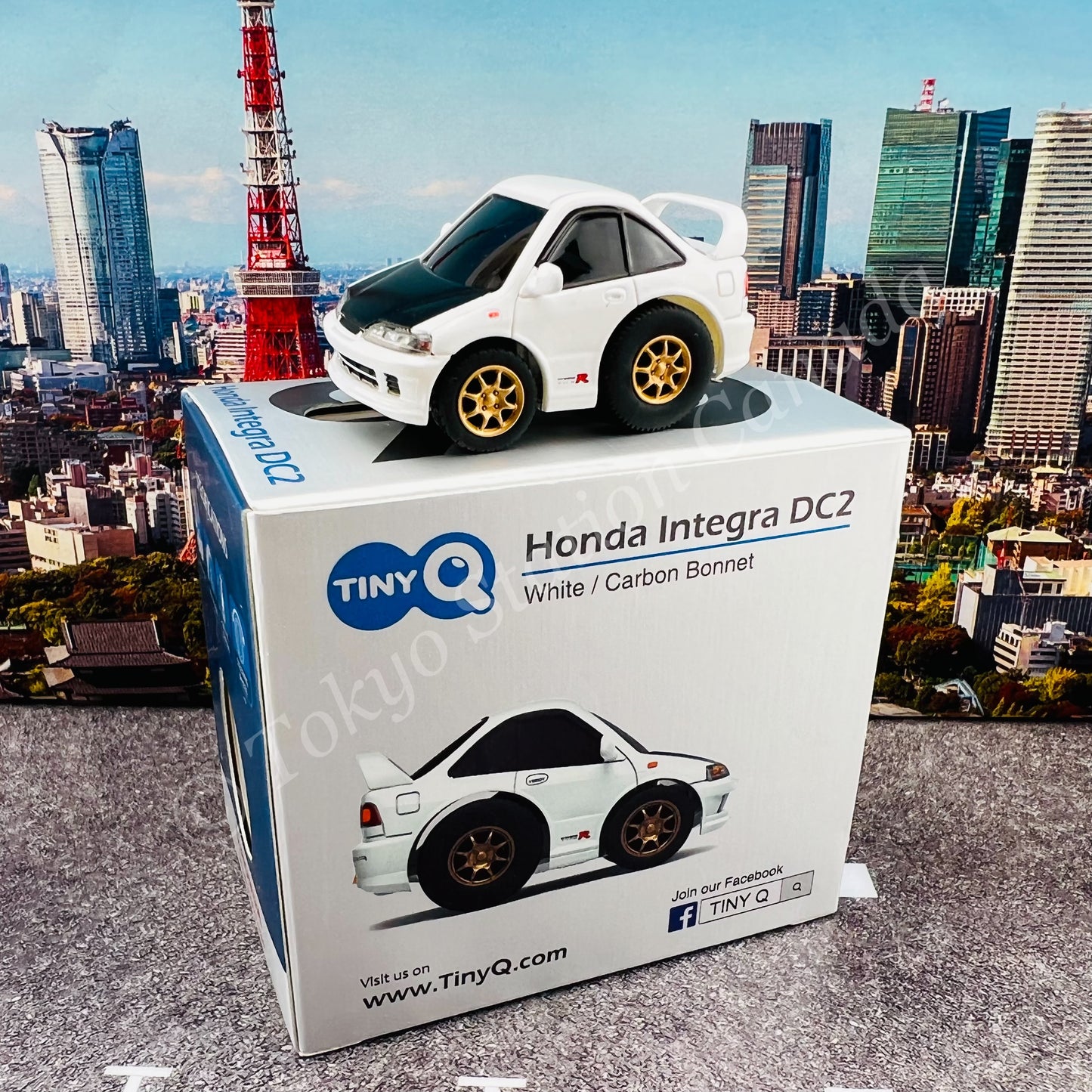 Tiny Q Pro-Series 06 Honda Integra DC2 (White/Carbon Bonnet) TinyQ-06-S3
