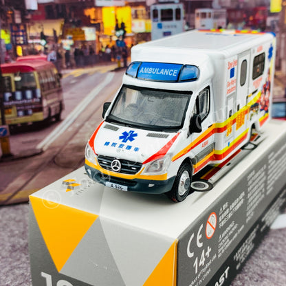 TINY 微影 104 Mercedes Benz Sprinter Ambulance Hong Kong FSD Hosiptal Transfer (A586) ATC65070